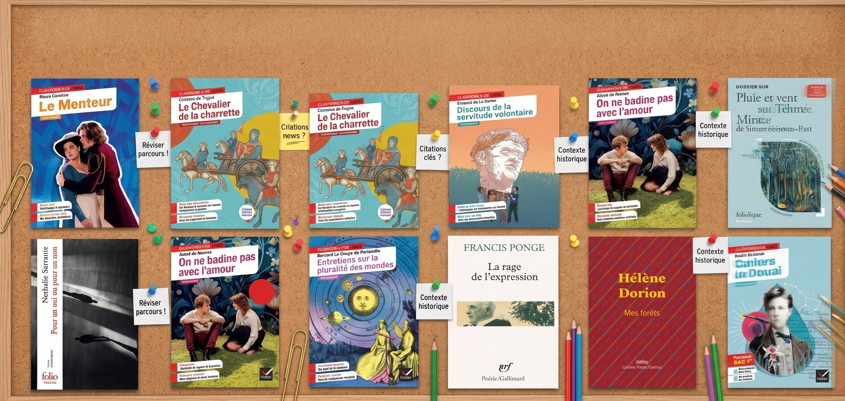 Bac de Français 2027 : Les oeuvres au programme