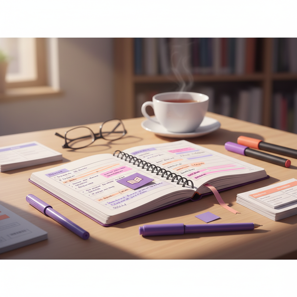 Le carnet de lecture: un outil nécessaire pour vos révision 📚✅