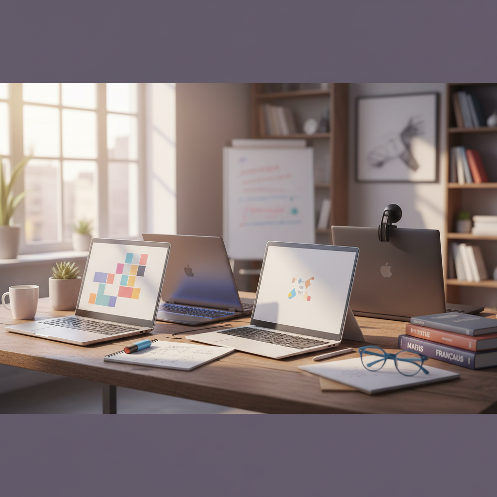 PC idéal pour soutien scolaire en ligne : Top 4 modèles