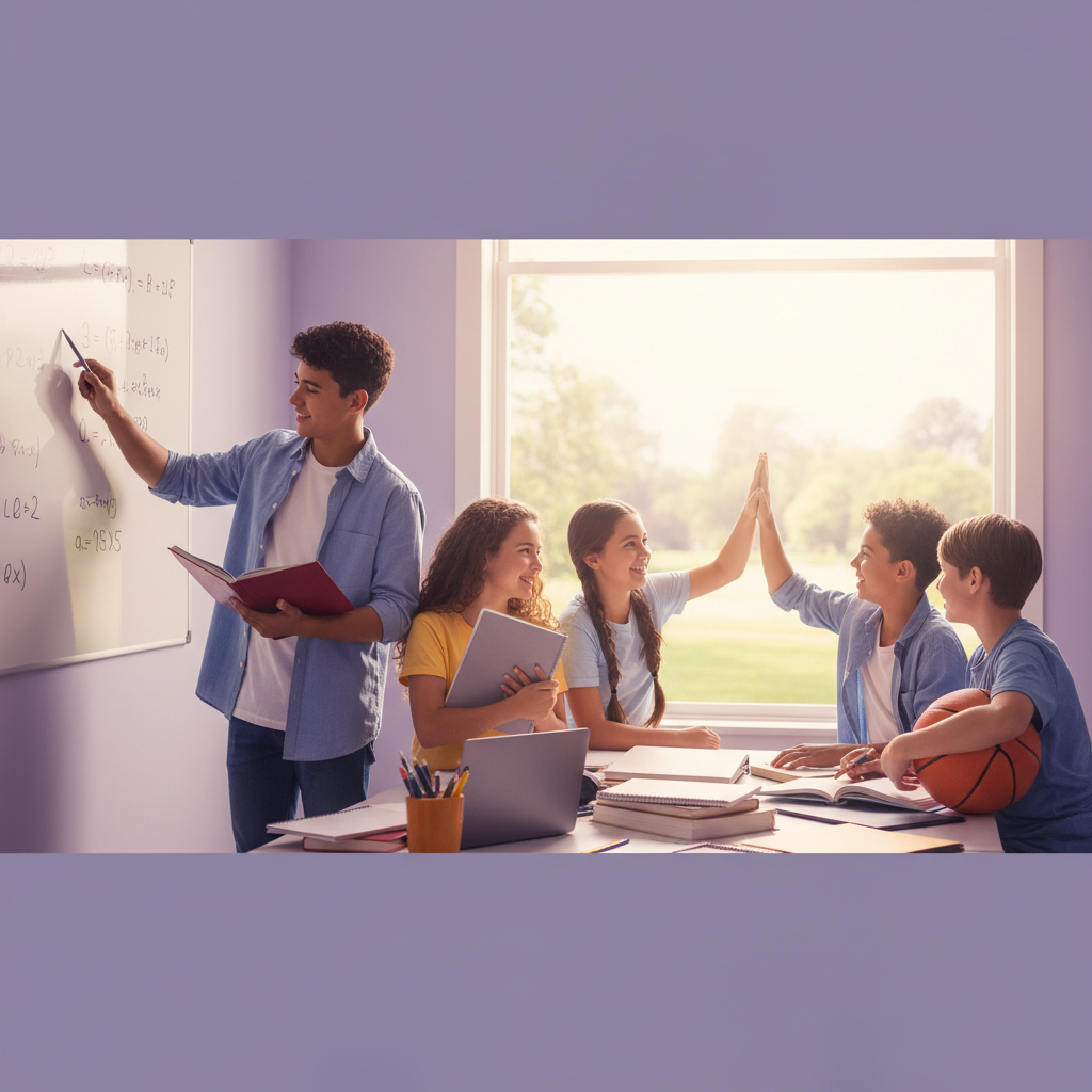 Travail en équipe et soutien scolaire en mini-groupe